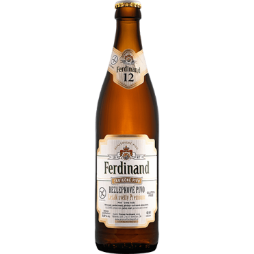 Ferdinand Bezlepkový světlý ležák Premium 12 %