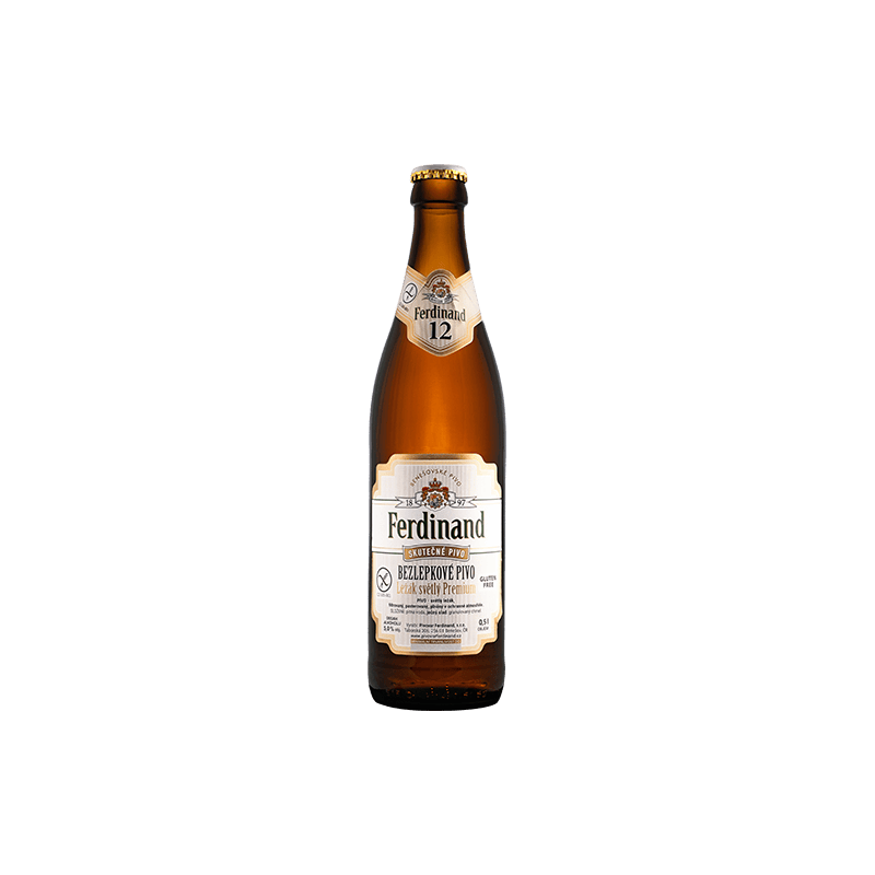 Ferdinand Bezlepkový světlý ležák Premium 12 %