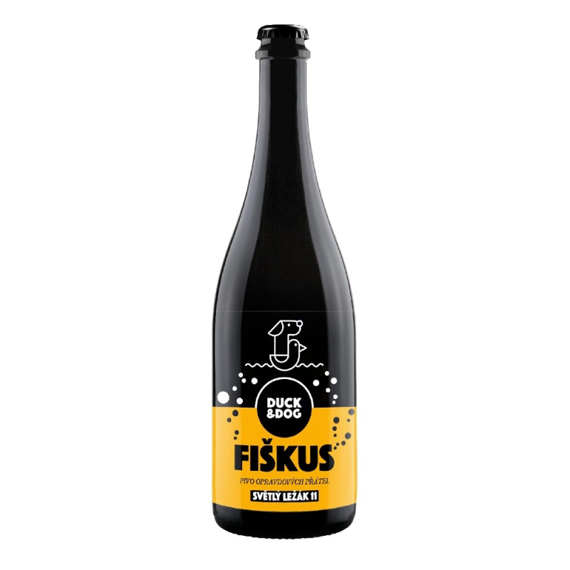 DUCK & DOG - FIŠKUS 11 světlý ležák 0,75l
