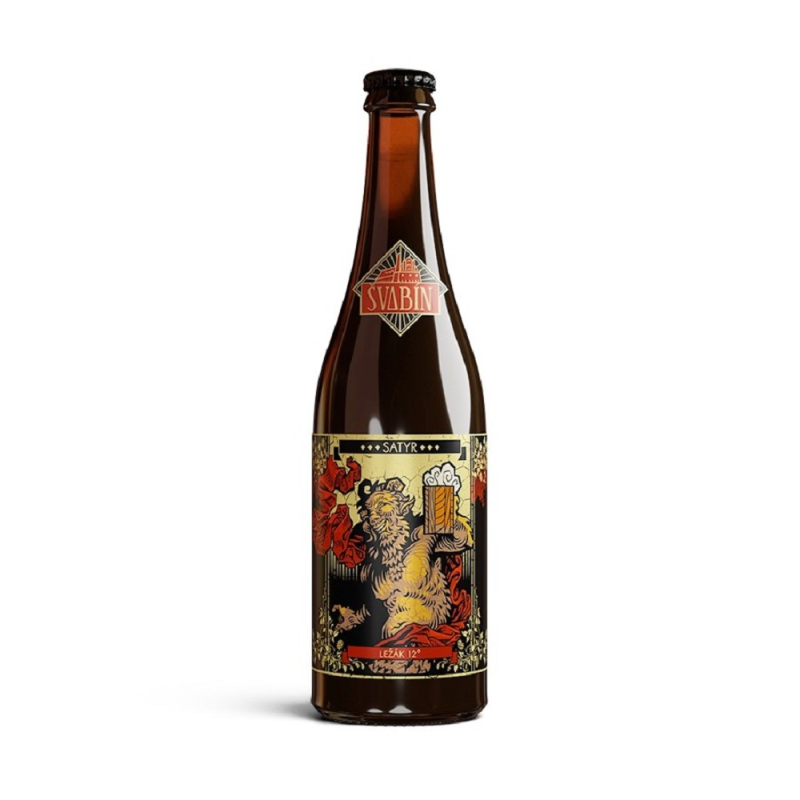 ŠVABÍN - SATYR 12 svetlý ležák 0,7 l